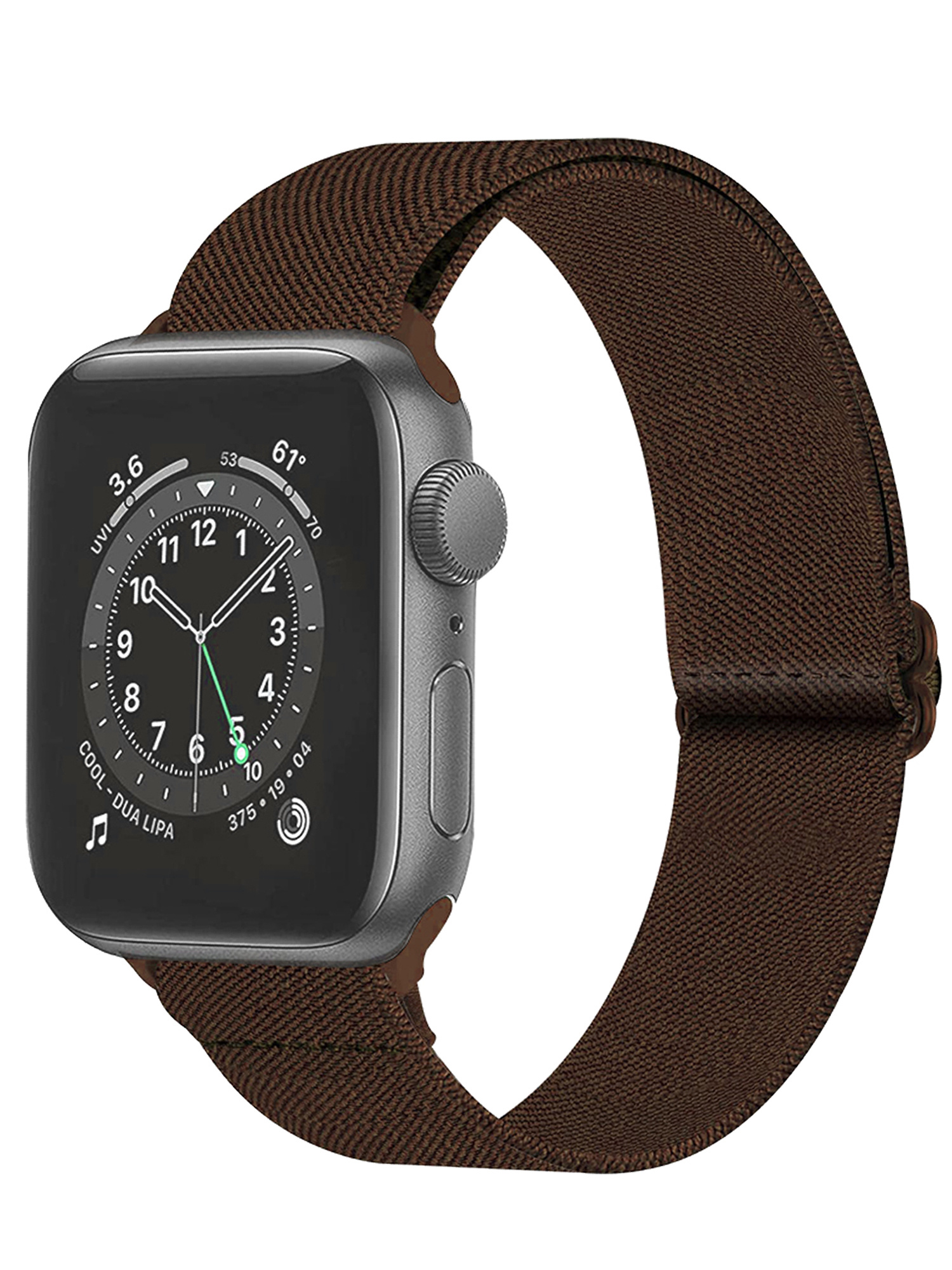 Nomfy Bandje Geschikt Voor Apple Watch Bandje 38/40/41 mm Nylon Horloge Band Verstelbare Gesp - Geschikt Voor Apple Watch 1-8 / SE - 38/40/41 mm Nylon - Bruin