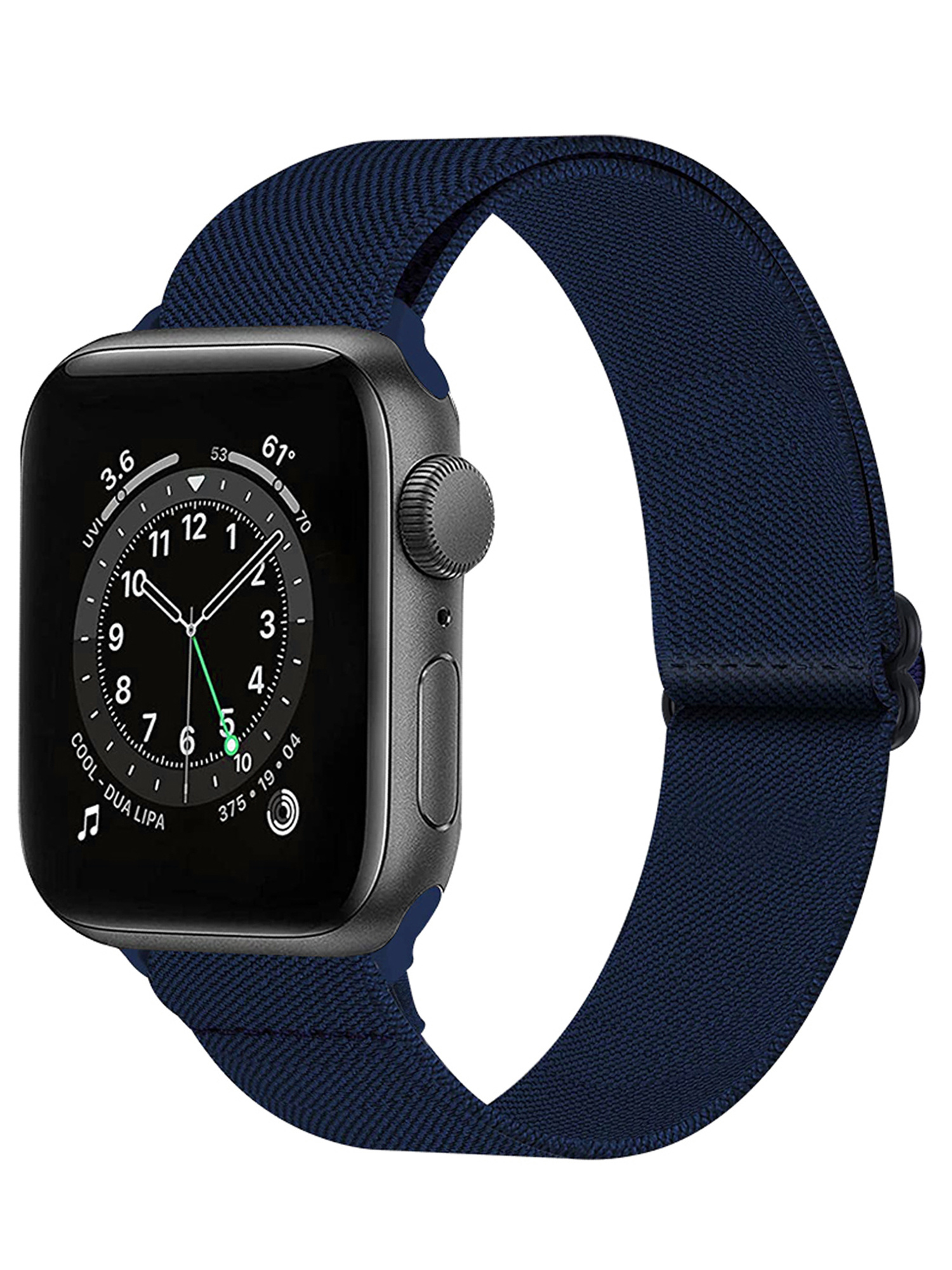 Nomfy Bandje Geschikt Voor Apple Watch Bandje 38/40/41 mm Nylon Horloge Band Verstelbare Gesp - Geschikt Voor Apple Watch 1-8 / SE - 38/40/41 mm Nylon - Donkerblauw