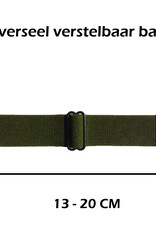 Nomfy Bandje Geschikt Voor Apple Watch Bandje 38/40/41 mm Nylon Horloge Band Verstelbare Gesp - Geschikt Voor Apple Watch 1-8 / SE - 38/40/41 mm Nylon - Donkergroen