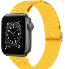 Nomfy Nomfy Apple Watch Bandje Stof Verstelbaar (38/40/41 mm) - Geel