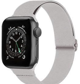 Nomfy Nomfy Apple Watch Bandje Stof Verstelbaar (38/40/41 mm) - Grijs
