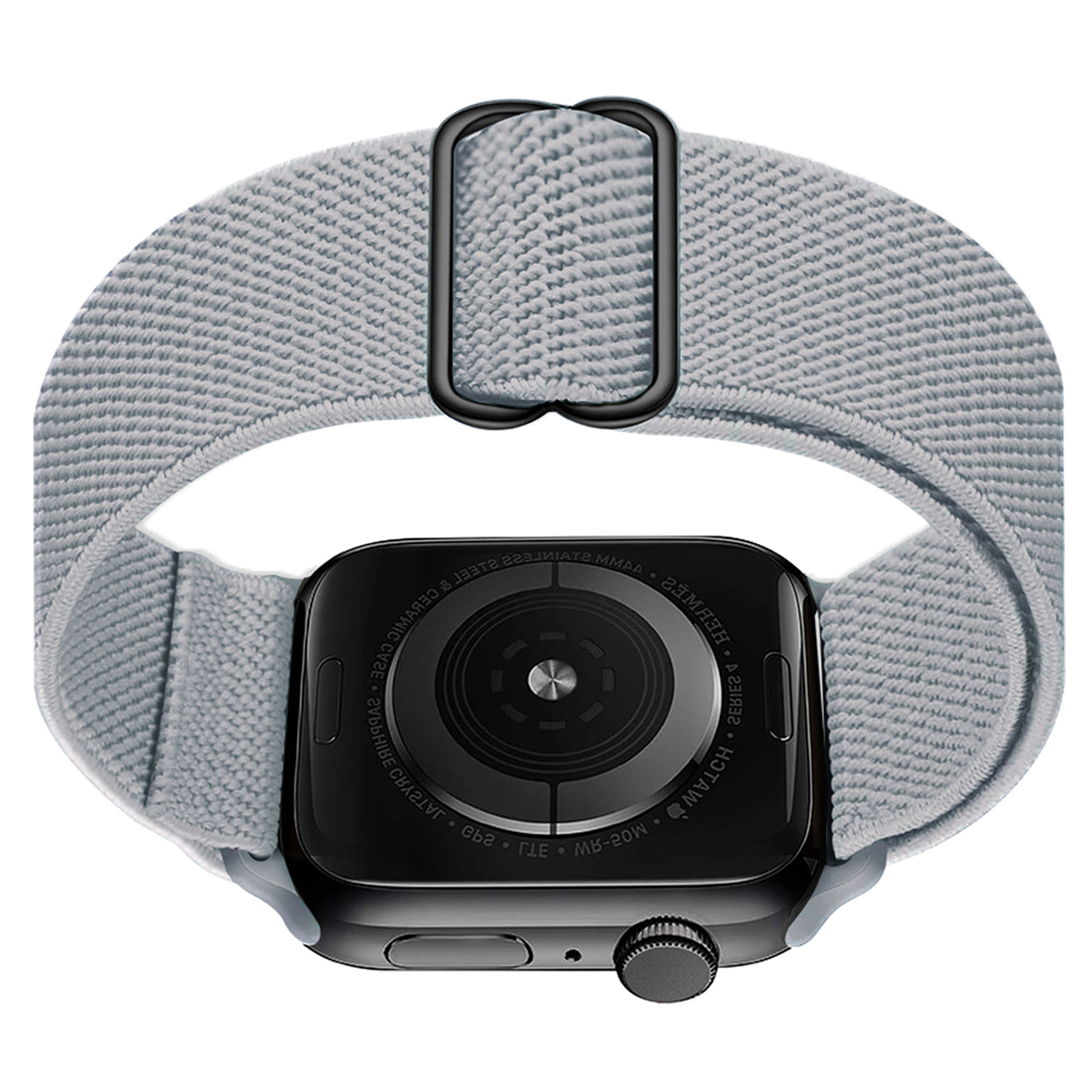 Nomfy Bandje Geschikt Voor Apple Watch Bandje 38/40/41 mm Nylon Horloge Band Verstelbare Gesp - Geschikt Voor Apple Watch 1-8 / SE - 38/40/41 mm Nylon - Grijs