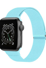 Nomfy Bandje Geschikt Voor Apple Watch Bandje 38/40/41 mm Nylon Horloge Band Verstelbare Gesp - Geschikt Voor Apple Watch 1-8 / SE - 38/40/41 mm Nylon - Lichtblauw