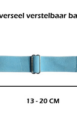 Nomfy Bandje Geschikt Voor Apple Watch Bandje 38/40/41 mm Nylon Horloge Band Verstelbare Gesp - Geschikt Voor Apple Watch 1-8 / SE - 38/40/41 mm Nylon - Lichtblauw