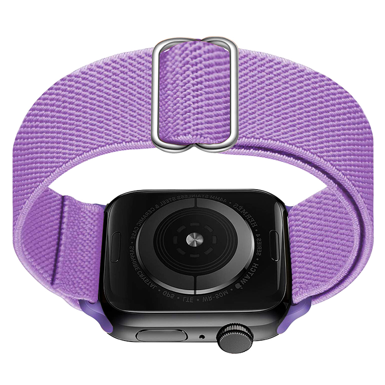 Nomfy Bandje Geschikt Voor Apple Watch Bandje 38/40/41 mm Nylon Horloge Band Verstelbare Gesp - Geschikt Voor Apple Watch 1-8 / SE - 38/40/41 mm Nylon - Lila