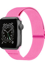 Nomfy Bandje Geschikt Voor Apple Watch Bandje 38/40/41 mm Nylon Horloge Band Verstelbare Gesp - Geschikt Voor Apple Watch 1-8 / SE - 38/40/41 mm Nylon - Roze