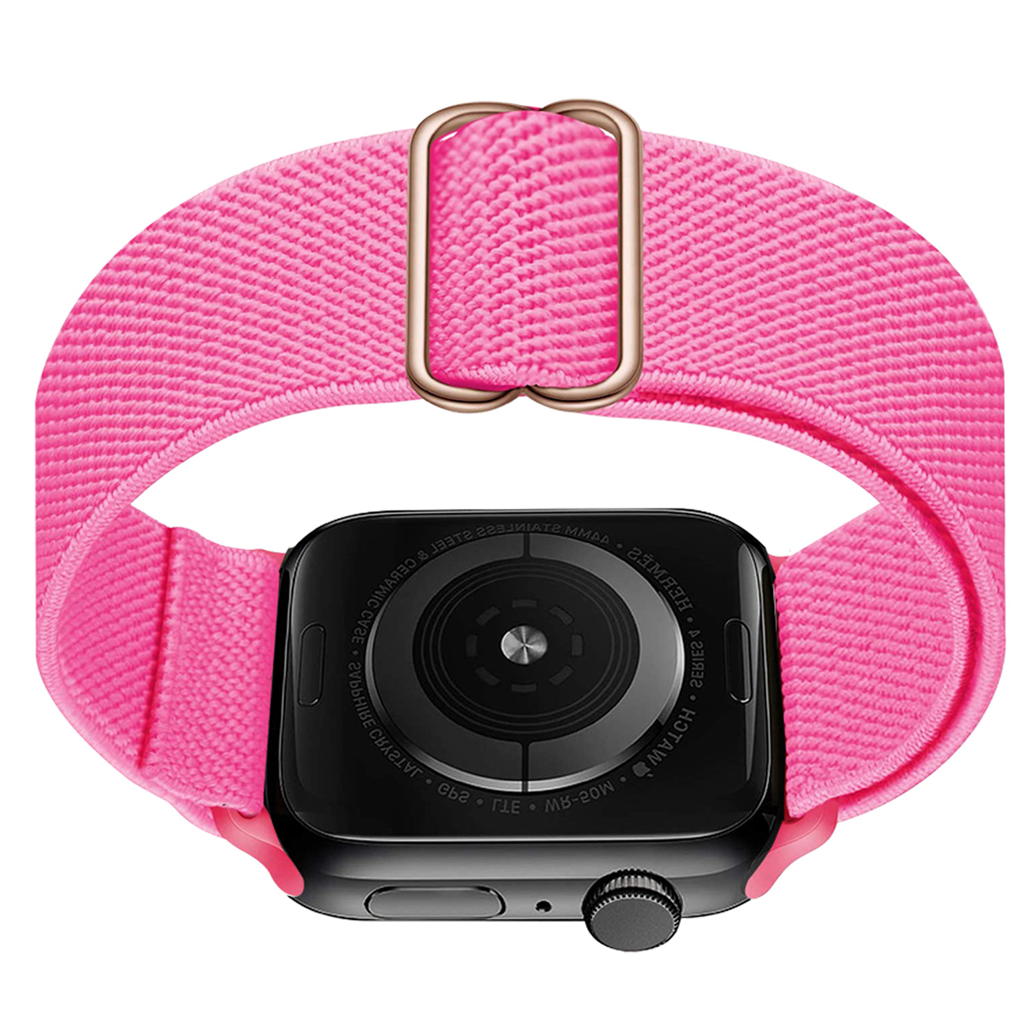 Nomfy Bandje Geschikt Voor Apple Watch Bandje 38/40/41 mm Nylon Horloge Band Verstelbare Gesp - Geschikt Voor Apple Watch 1-8 / SE - 38/40/41 mm Nylon - Roze