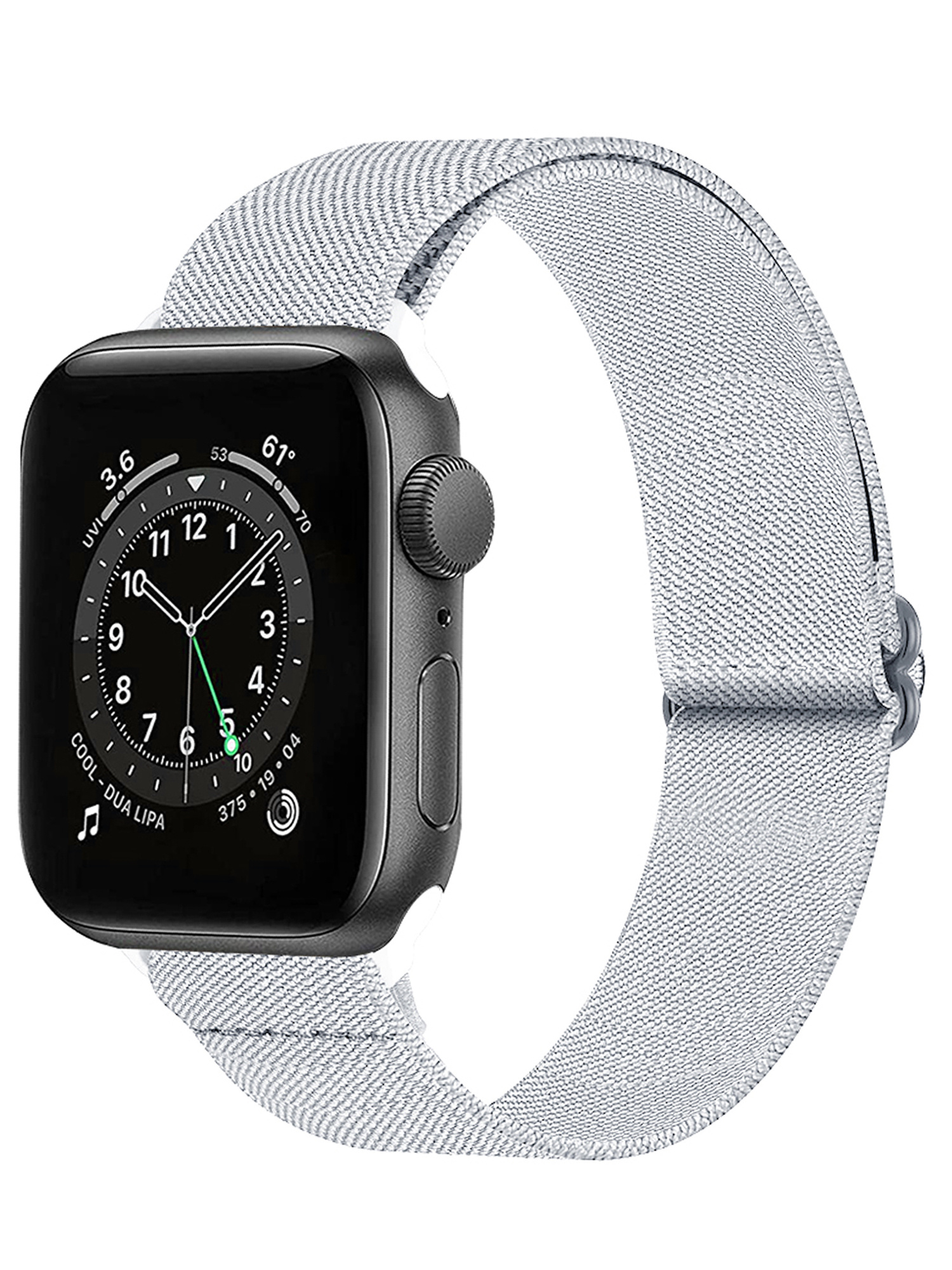 Nomfy Bandje Geschikt Voor Apple Watch Bandje 38/40/41 mm Nylon Horloge Band Verstelbare Gesp - Geschikt Voor Apple Watch 1-8 / SE - 38/40/41 mm Nylon - Wit