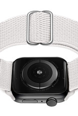 Nomfy Bandje Geschikt Voor Apple Watch Bandje 38/40/41 mm Nylon Horloge Band Verstelbare Gesp - Geschikt Voor Apple Watch 1-8 / SE - 38/40/41 mm Nylon - Wit