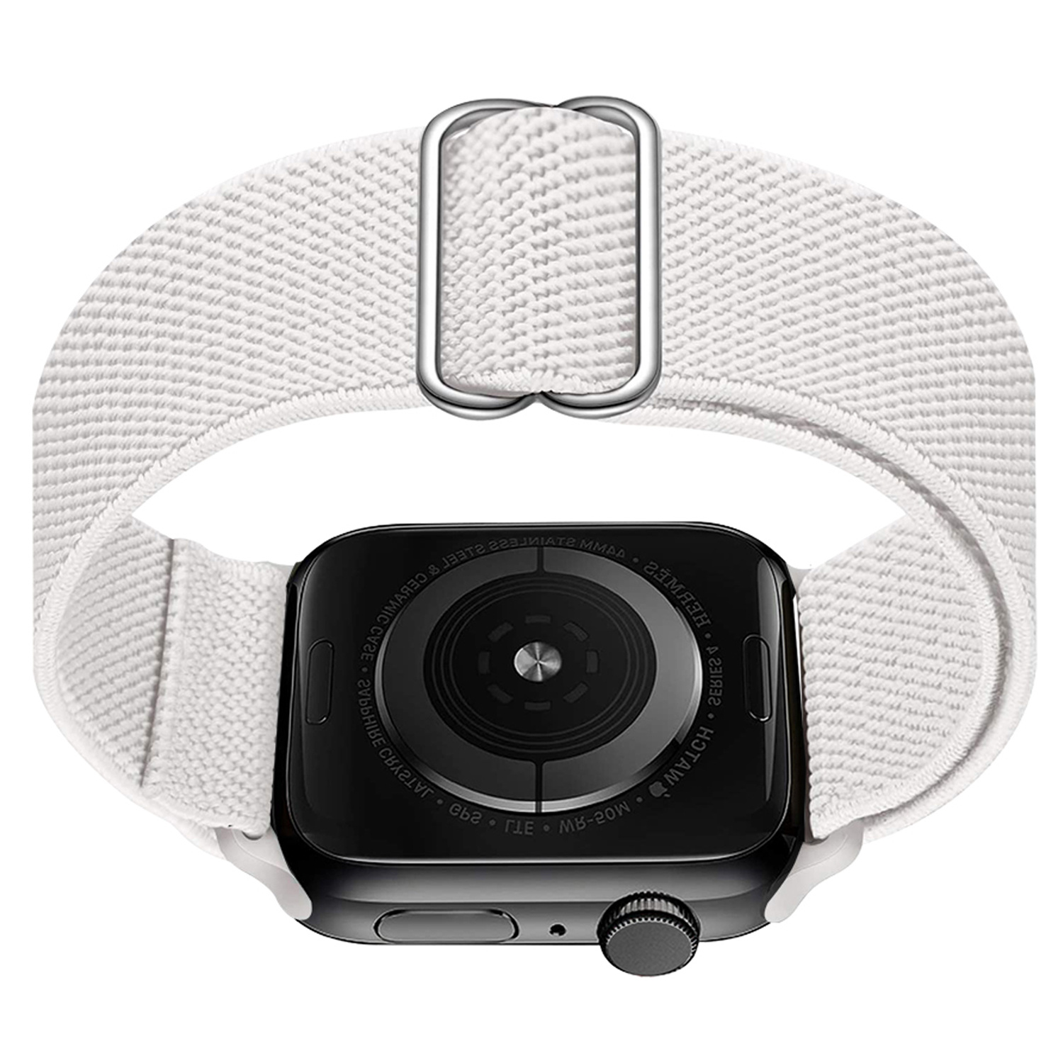 Nomfy Bandje Geschikt Voor Apple Watch Bandje 38/40/41 mm Nylon Horloge Band Verstelbare Gesp - Geschikt Voor Apple Watch 1-8 / SE - 38/40/41 mm Nylon - Wit