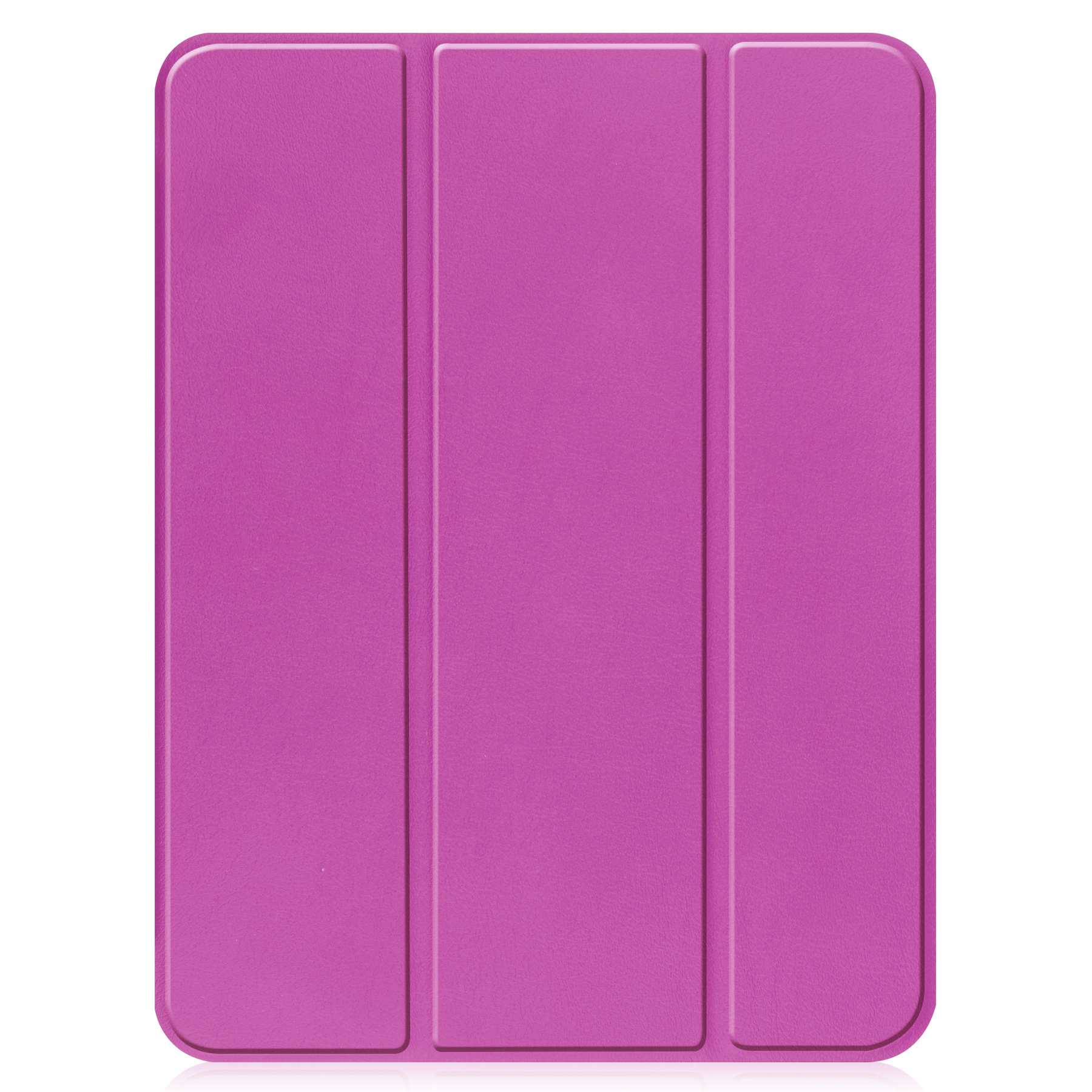 Nomfy Hoes Geschikt voor iPad 2022 Hoes Tri-fold Tablet Hoesje Case Met Uitsparing Geschikt voor Apple Pencil - Hoesje Geschikt voor iPad 10 Hoesje Hardcover Bookcase - Paars