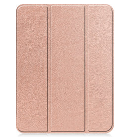 Nomfy iPad 10 2022 Hoesje Met Uitsparing Apple Pencil - Rose Goud