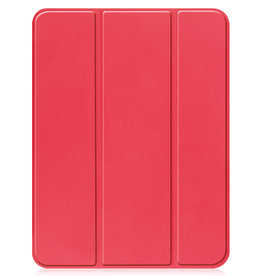 Nomfy Nomfy iPad 10 2022 Hoesje Met Uitsparing Apple Pencil - Rood
