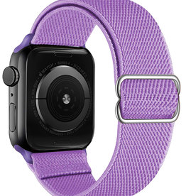 NoXx NoXx Apple Watch Bandje Stof Verstelbaar (42/44/45 mm) - Lila