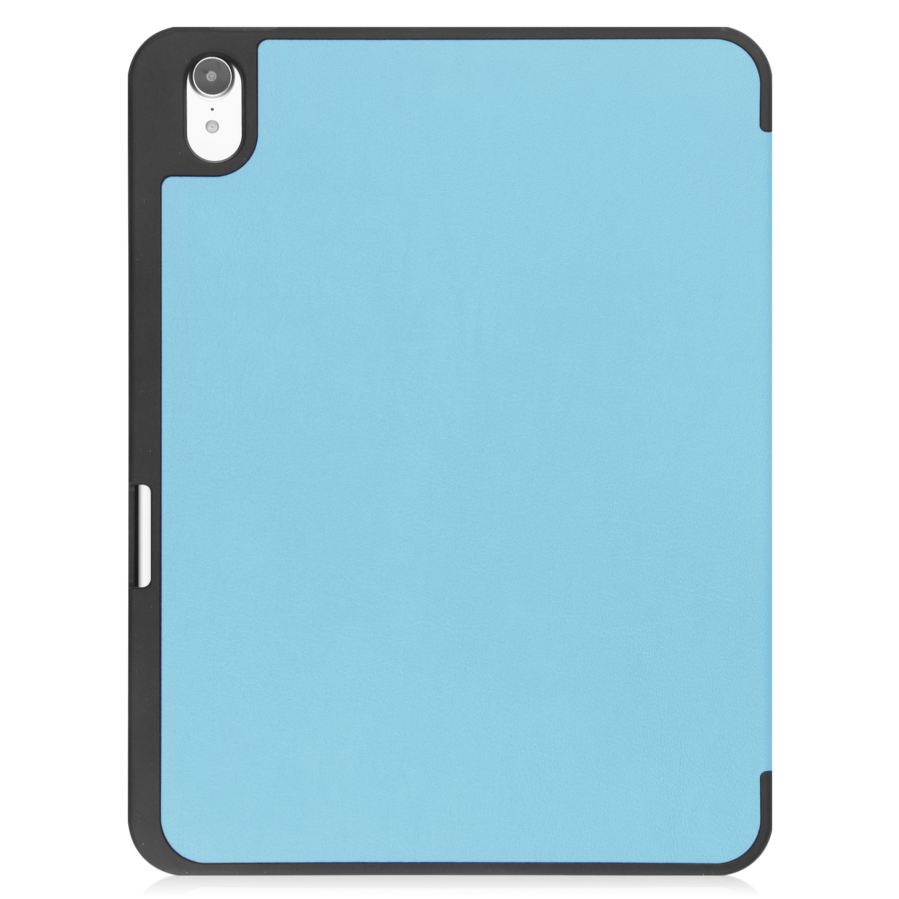 NoXx Hoesje Geschikt voor iPad 2022 Hoesje Case Hard Cover Hoes Book Case Met Uitsparing Geschikt voor Apple Pencil Met Screenprotector - Lichtblauw