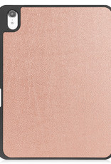 iPad 10 2022 Hoesje Hardcover Hoes Book Case Met Apple Pencil Uitsparing Met Screenprotector - Rood