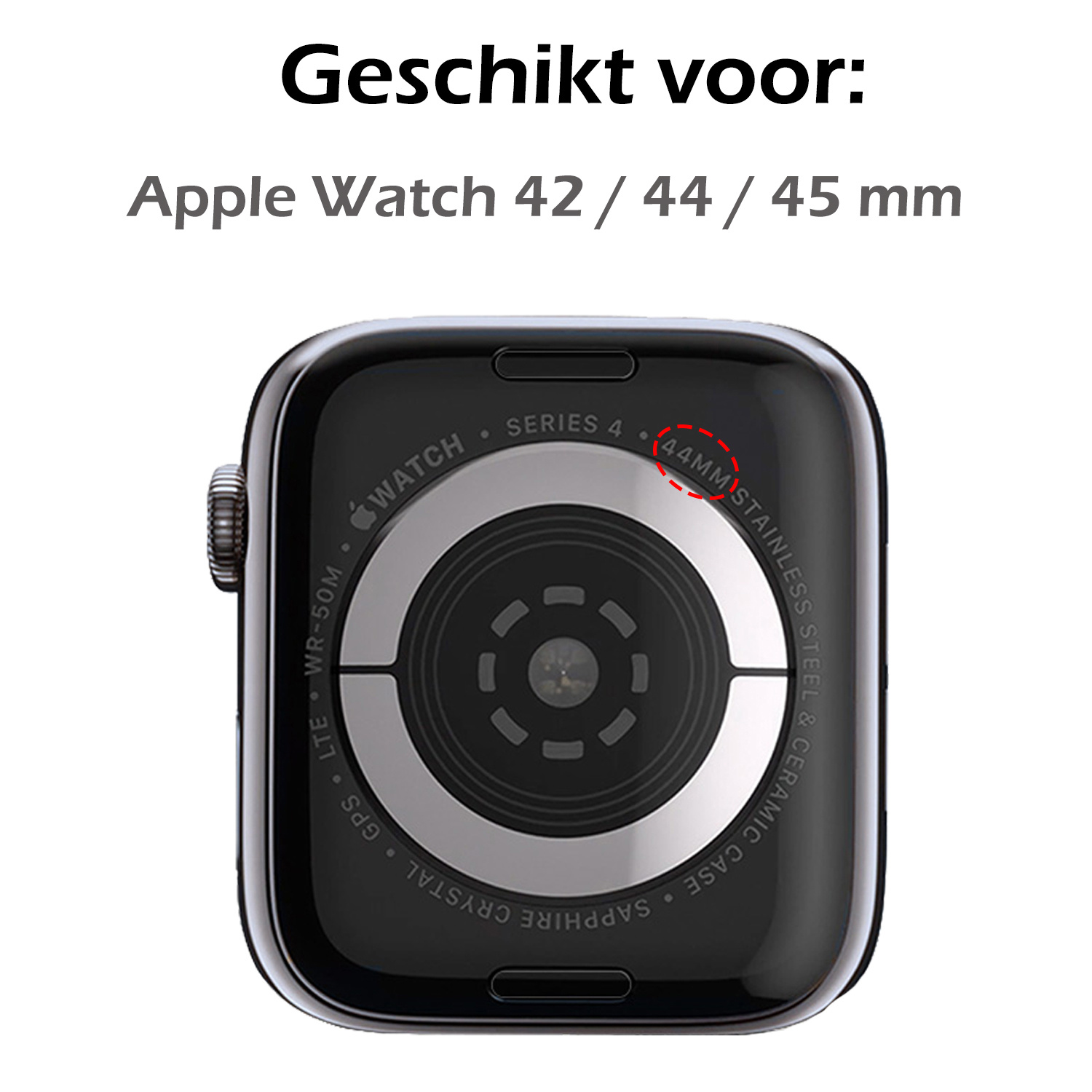 Nomfy Bandje Geschikt Voor Apple Watch Bandje 42/44/45 mm Nylon Horloge Band Verstelbare Gesp - Geschikt Voor Apple Watch 1-8 / SE - 42/44/45 mm Nylon - Donkerblauw