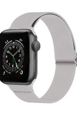 Nomfy Bandje Geschikt Voor Apple Watch Bandje 42/44/45 mm Nylon Horloge Band Verstelbare Gesp - Geschikt Voor Apple Watch 1-8 / SE - 42/44/45 mm Nylon - Grijs