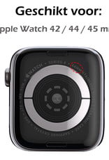 Nomfy Bandje Geschikt Voor Apple Watch Bandje 42/44/45 mm Nylon Horloge Band Verstelbare Gesp - Geschikt Voor Apple Watch 1-8 / SE - 42/44/45 mm Nylon - Panter Bruin