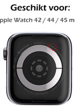 Nomfy Bandje Geschikt Voor Apple Watch Bandje 42/44/45 mm Nylon Horloge Band Verstelbare Gesp - Geschikt Voor Apple Watch 1-8 / SE - 42/44/45 mm Nylon - Panter Geel