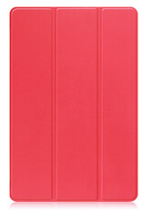 Nomfy Hoes Geschikt voor Lenovo Tab P11 Pro Hoes Tri-fold Tablet Hoesje Case Met Uitsparing Geschikt voor Lenovo Pen - Hoesje Geschikt voor Lenovo Tab P11 Pro Hoesje Hardcover Bookcase - Rood