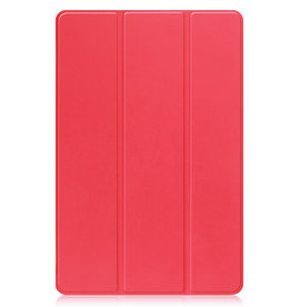 Nomfy Nomfy Lenovo Tab P11 Pro (2e Gen) Hoesje Met Uitsparing Apple Pencil - Rood