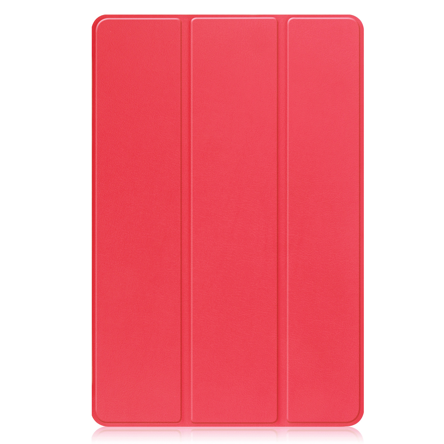 Nomfy Hoes Geschikt voor Lenovo Tab P11 Pro Hoes Tri-fold Tablet Hoesje Case Met Uitsparing Geschikt voor Lenovo Pen - Hoesje Geschikt voor Lenovo Tab P11 Pro Hoesje Hardcover Bookcase - Rood