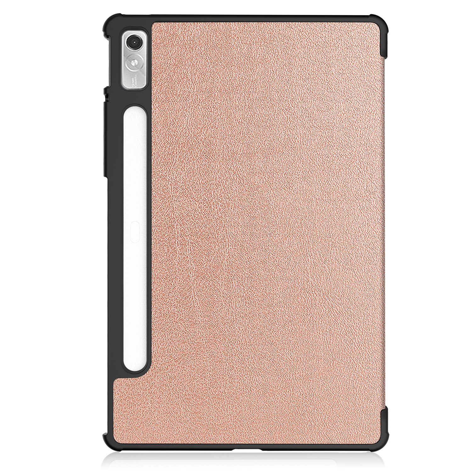 Nomfy Hoes Geschikt voor Lenovo Tab P11 Pro Hoes Tri-fold Tablet Hoesje Case Met Uitsparing Geschikt voor Lenovo Pen - Hoesje Geschikt voor Lenovo Tab P11 Pro Hoesje Hardcover Bookcase - Rosé goud