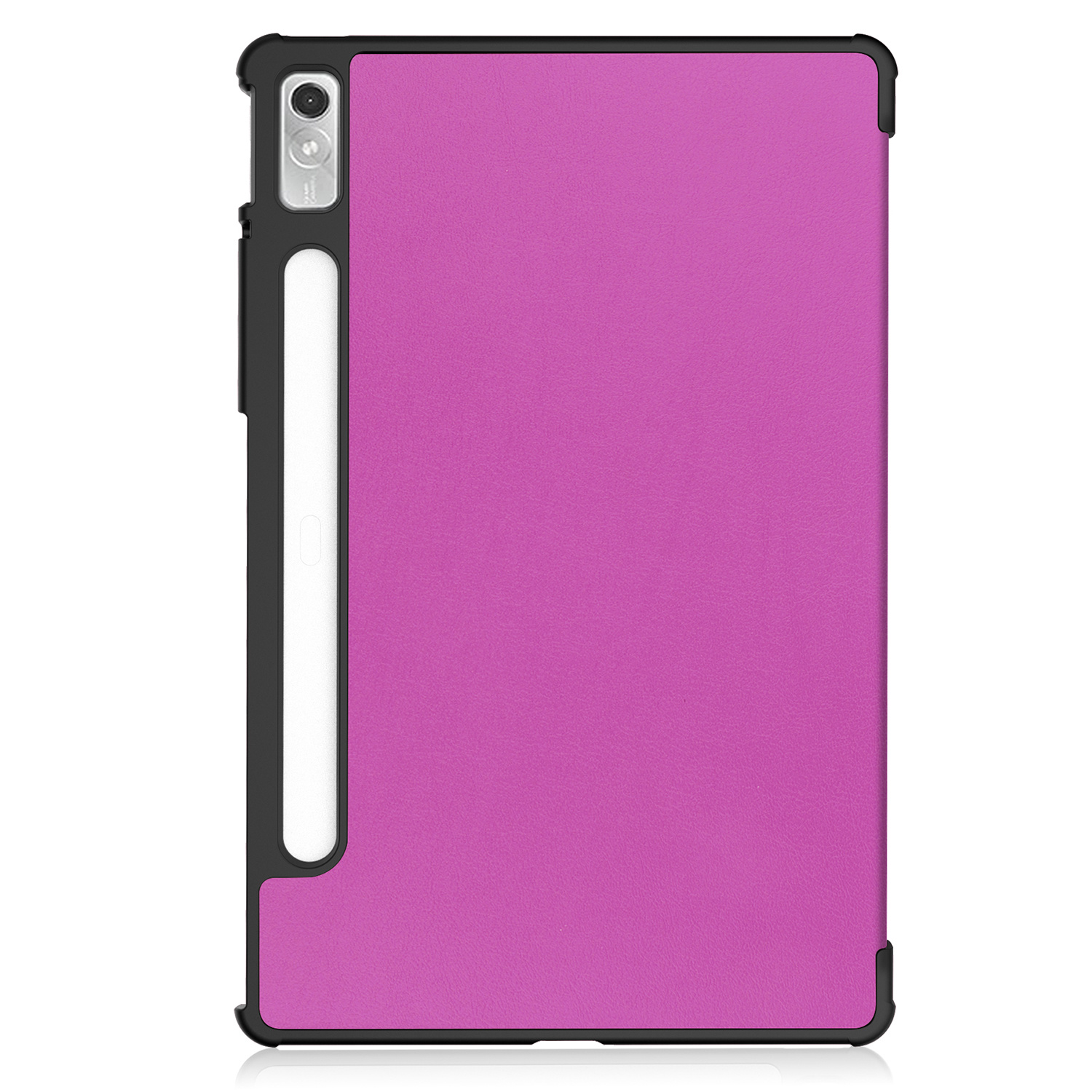 Nomfy Hoes Geschikt voor Lenovo Tab P11 Pro Hoes Tri-fold Tablet Hoesje Case Met Uitsparing Geschikt voor Lenovo Pen - Hoesje Geschikt voor Lenovo Tab P11 Pro Hoesje Hardcover Bookcase - Paars