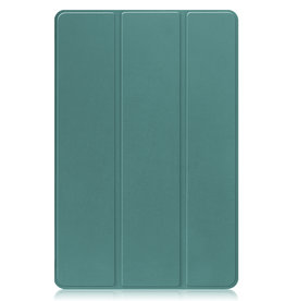 Nomfy Nomfy Lenovo Tab P11 Pro (2e Gen) Hoesje Met Uitsparing Apple Pencil - Donkergroen