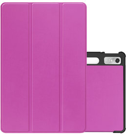 NoXx NoXx Lenovo Tab P11 Pro (2e Gen) Hoesje Met Uitsparing Apple Pencil - Paars