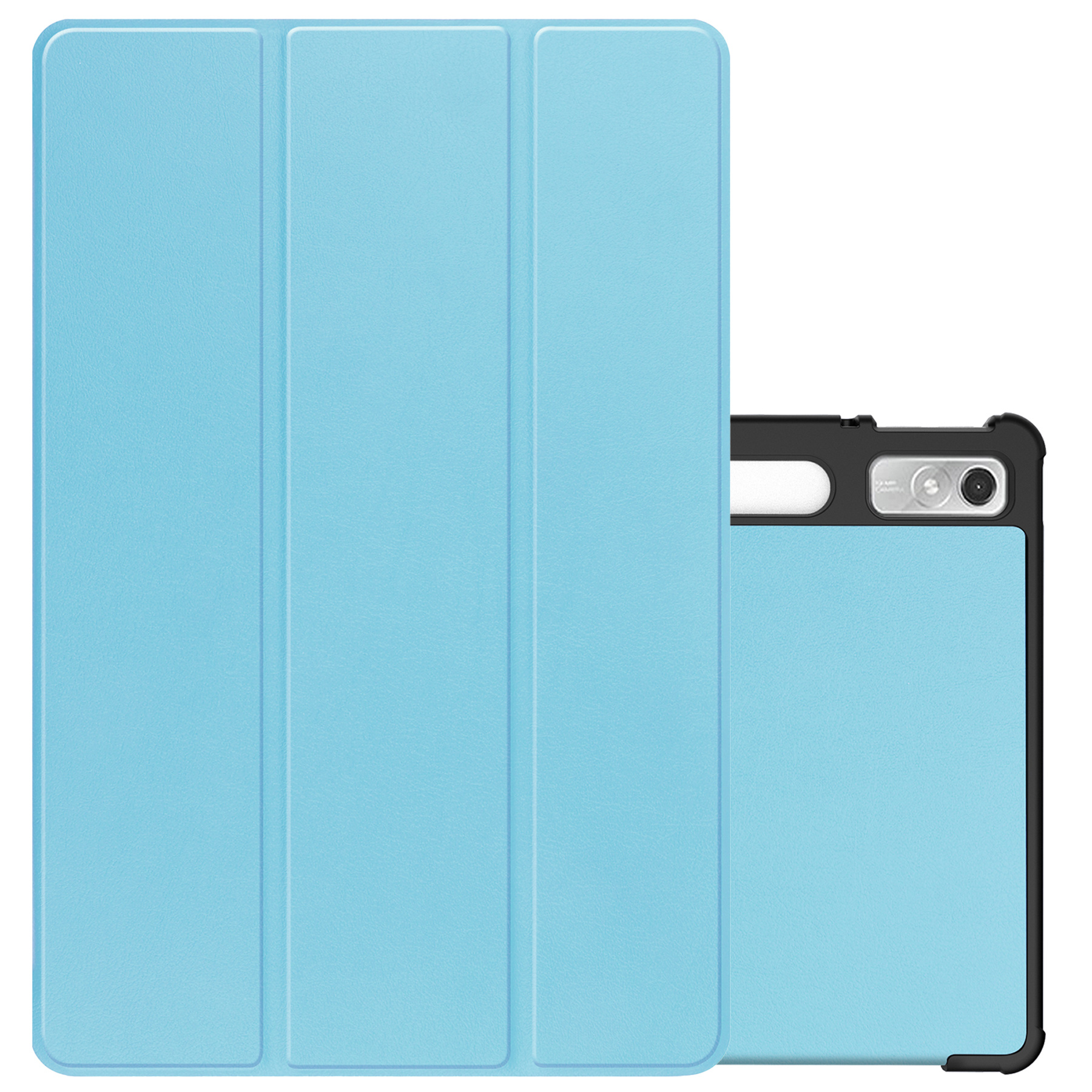 NoXx Hoesje Geschikt voor Lenovo Tab P11 Pro Hoesje Case Hard Cover Hoes Book Case Met Uitsparing Geschikt voor Lenovo Pen - Lichtblauw