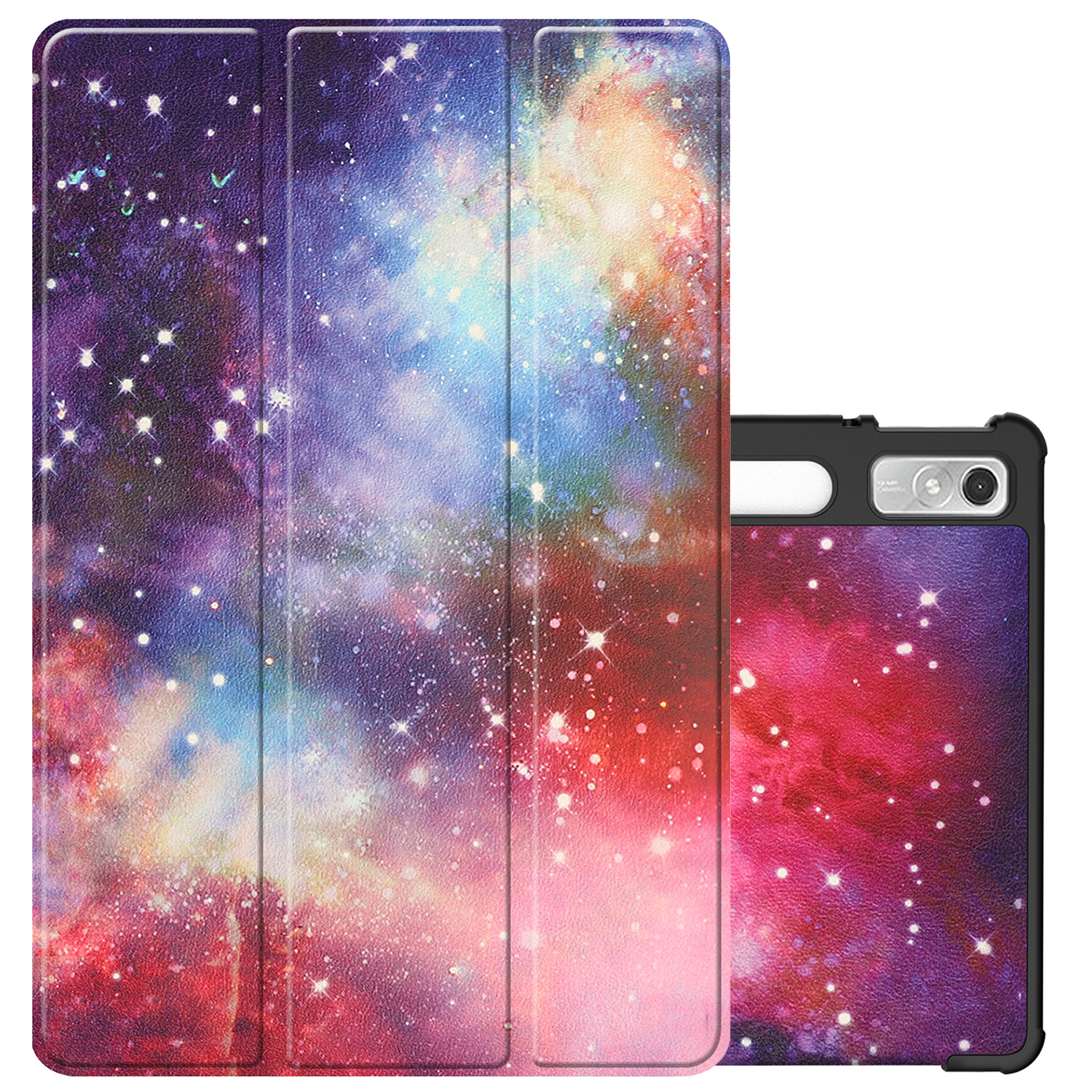 NoXx Hoesje Geschikt voor Lenovo Tab P11 Pro Hoesje Case Hard Cover Hoes Book Case Met Uitsparing Geschikt voor Lenovo Pen - Galaxy