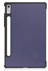 BASEY. Hoesje Geschikt voor Lenovo Tab P11 Pro Hoes Case Tablet Hoesje Tri-fold Met Uitsparing Geschikt voor Lenovo Pen - Hoes Geschikt voor Lenovo Tab P11 Pro Hoesje Hard Cover Bookcase Hoes - Donkerblauw