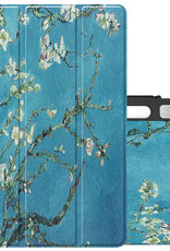 NoXx Hoesje Geschikt voor Lenovo Tab P11 Pro Hoesje Case Hard Cover Hoes Book Case Met Uitsparing Geschikt voor Lenovo Pen - Bloesem