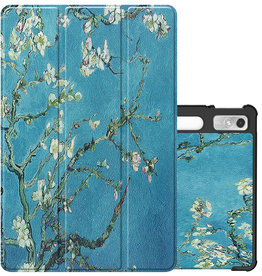 NoXx NoXx Lenovo Tab P11 Pro (2e Gen) Hoesje Met Uitsparing Apple Pencil - Bloesem
