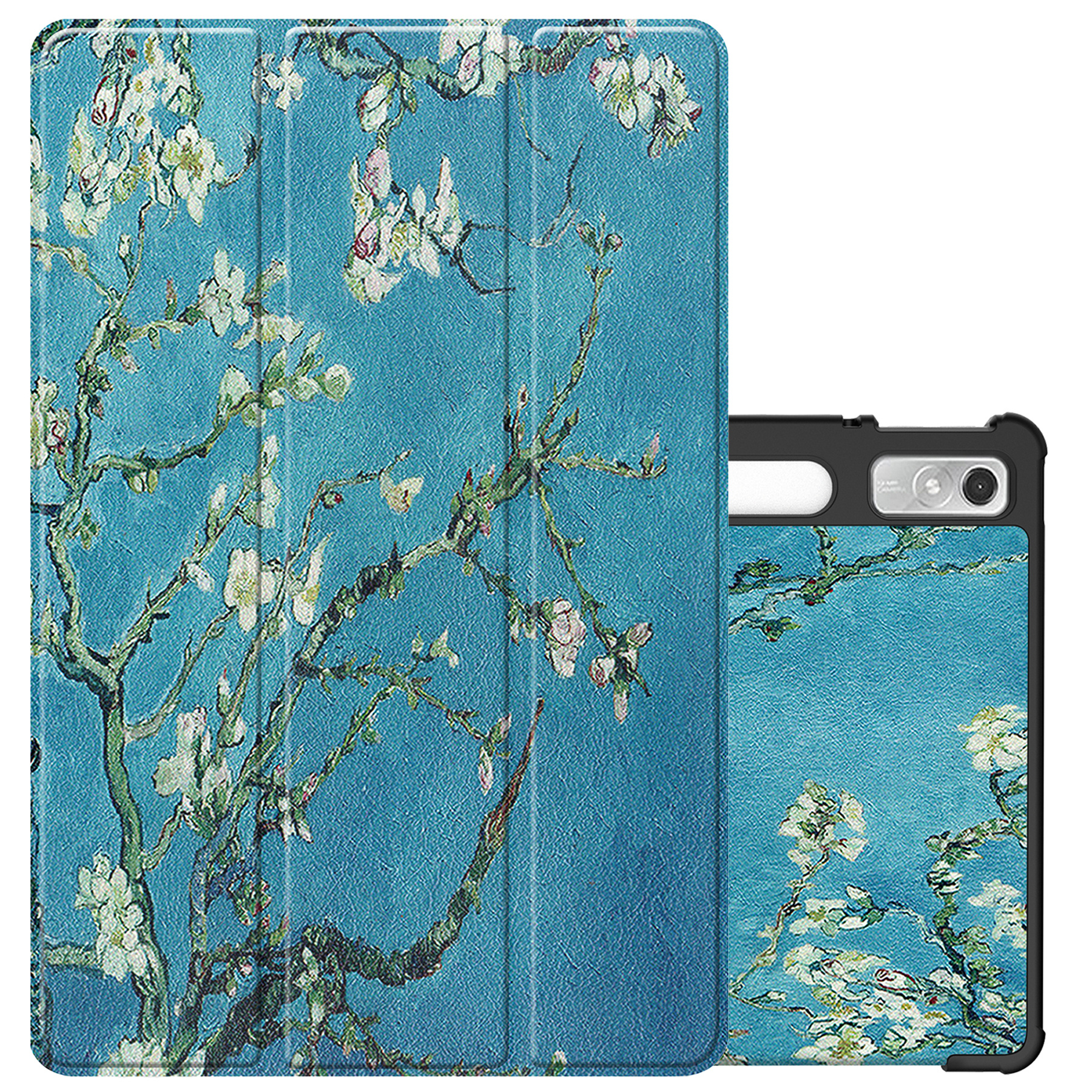 NoXx Hoesje Geschikt voor Lenovo Tab P11 Pro Hoesje Case Hard Cover Hoes Book Case Met Uitsparing Geschikt voor Lenovo Pen - Bloesem