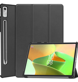 BASEY. BASEY. Lenovo Tab P11 Pro (2e Gen) Hoesje Met Uitsparing Apple Pencil - Zwart