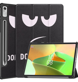 BASEY. BASEY. Lenovo Tab P11 Pro (2e Gen) Hoesje Met Uitsparing Apple Pencil - Don't Touch Me