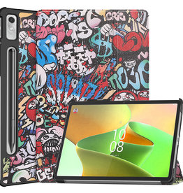 BASEY. BASEY. Lenovo Tab P11 Pro (2e Gen) Hoesje Met Uitsparing Apple Pencil - Graffity