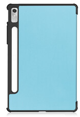 BASEY. Hoesje Geschikt voor Lenovo Tab P11 Pro Hoes Case Tablet Hoesje Tri-fold Met Uitsparing Geschikt voor Lenovo Pen - Hoes Geschikt voor Lenovo Tab P11 Pro Hoesje Hard Cover Bookcase Hoes - Lichtblauw
