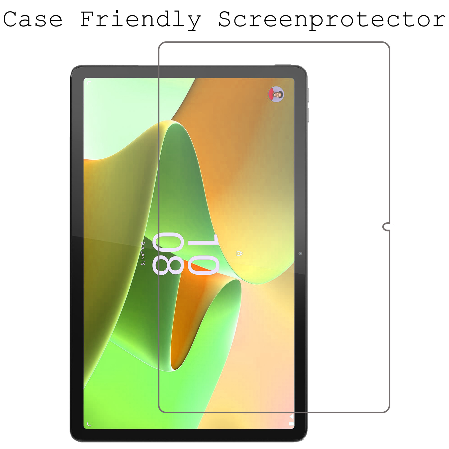 BASEY. Screenprotector Geschikt voor Lenovo Tab P11 Pro (2nd gen) Screenprotector Tempered Glass - Screenprotector Geschikt voor Lenovo Tab P11 Pro (2e gen) Screen Protector Beschermglas