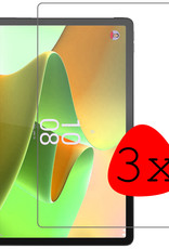 BASEY. Screenprotector Geschikt voor Lenovo Tab P11 Pro (2nd gen) Screenprotector Tempered Glass - Screenprotector Geschikt voor Lenovo Tab P11 Pro (2e gen) Screen Protector Beschermglas - 3 Stuks