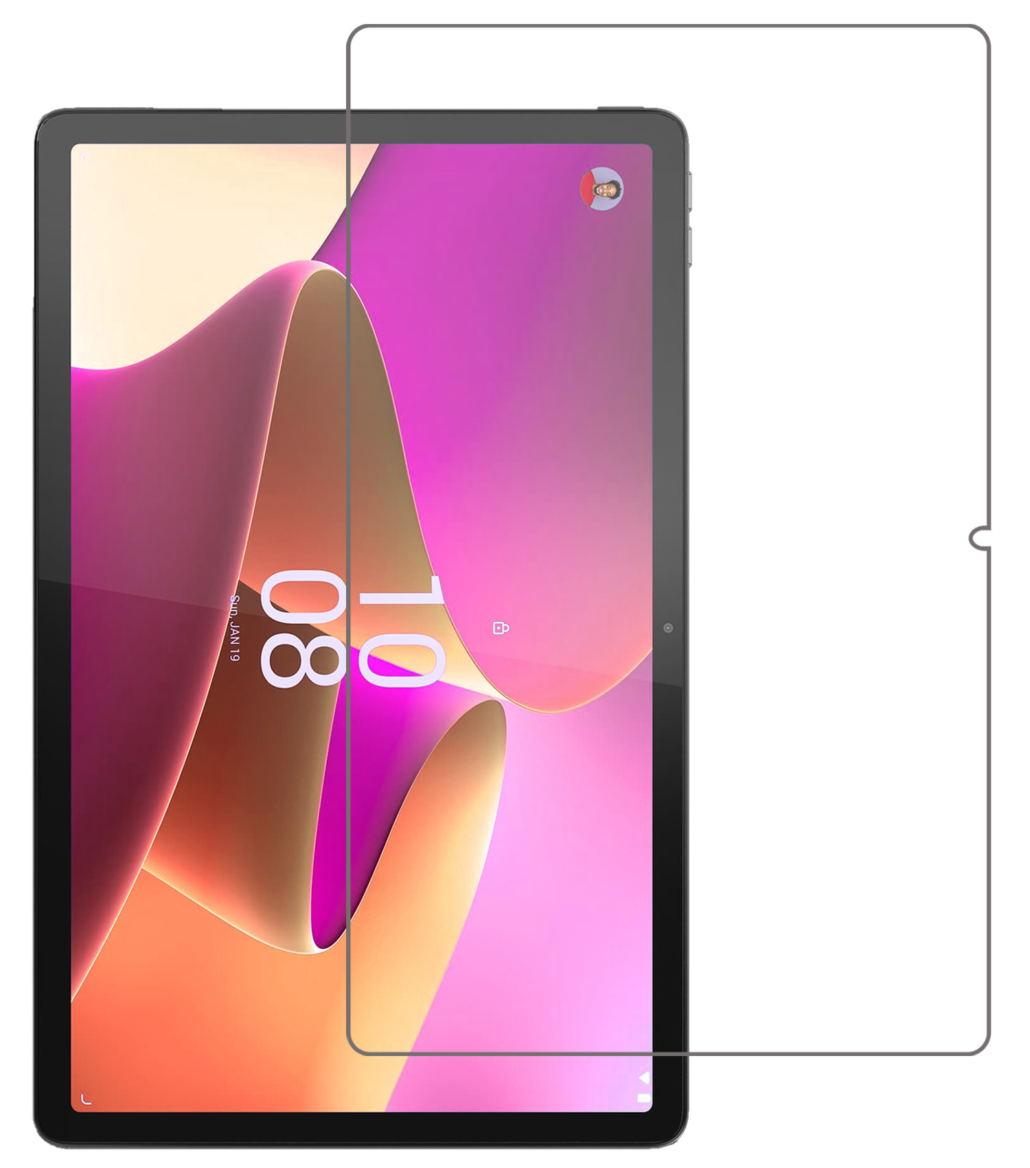 NoXx Screenprotector Geschikt voor Lenovo Tab P11 Pro (2nd gen) Screenprotector Bescherm Glas Screen Protector
