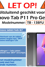Nomfy Screenprotector Geschikt voor Lenovo Tab P11 Pro (2nd gen) Screenprotector Bescherm Glas - Screen Protector Geschikt voor Lenovo Tab P11 Pro (2e gen) Screenprotector Tempered Glass - 2 PACK