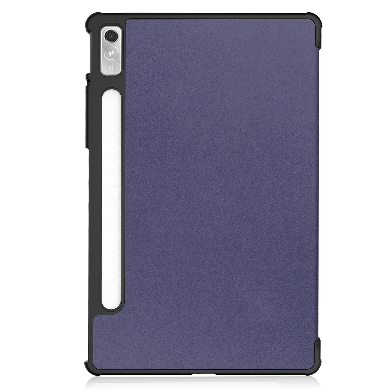 BASEY. Hoesje Geschikt voor Lenovo Tab P11 Pro Hoes Case Tablet Hoesje Tri-fold Met Uitsparing Geschikt voor Lenovo Pen Met Screenprotector - Hoes Geschikt voor Lenovo Tab P11 Pro Hoesje Hard Cover Bookcase Hoes - Donkerblauw