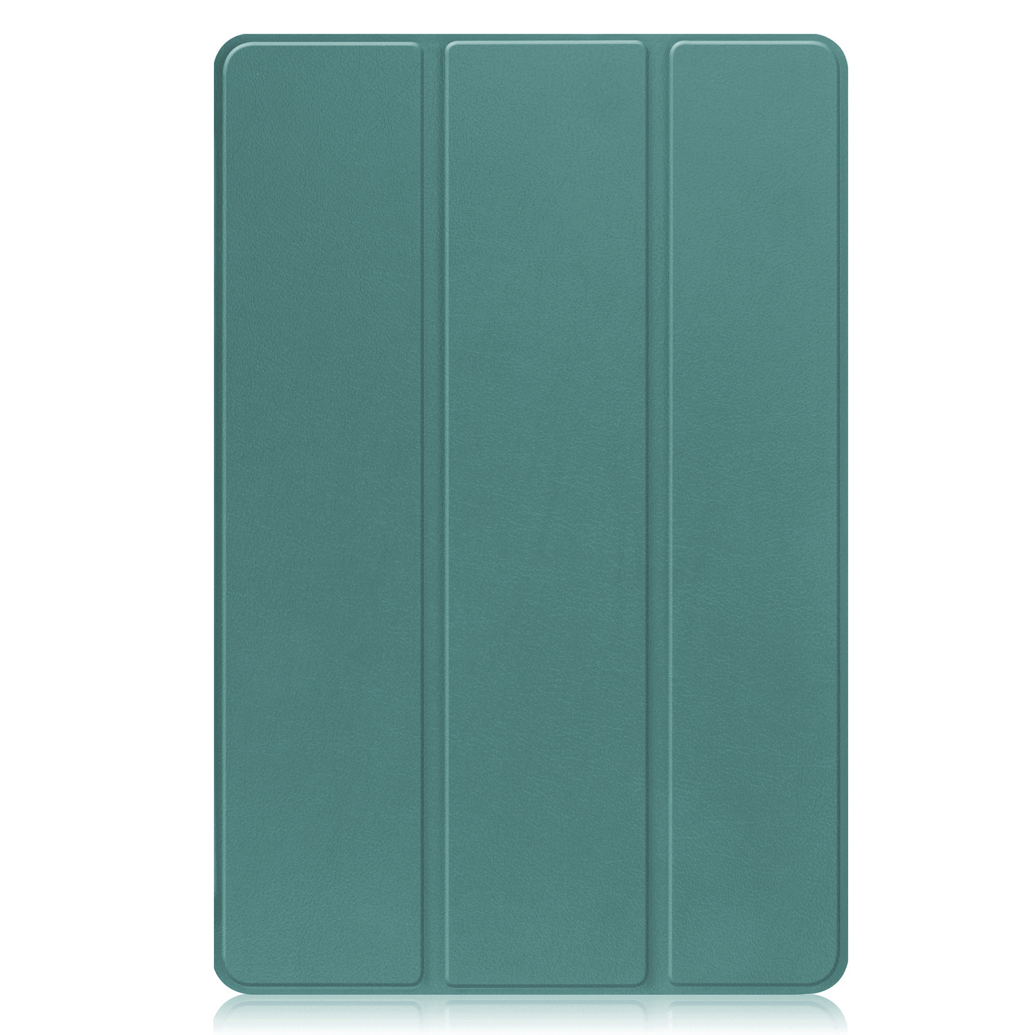 BASEY. Hoesje Geschikt voor Lenovo Tab P11 Pro Hoes Case Tablet Hoesje Tri-fold Met Uitsparing Geschikt voor Lenovo Pen Met Screenprotector - Hoes Geschikt voor Lenovo Tab P11 Pro Hoesje Hard Cover Bookcase Hoes - Donkergroen
