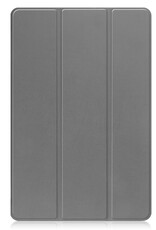 BASEY. Hoesje Geschikt voor Lenovo Tab P11 Pro Hoes Case Tablet Hoesje Tri-fold Met Uitsparing Geschikt voor Lenovo Pen Met Screenprotector - Hoes Geschikt voor Lenovo Tab P11 Pro Hoesje Hard Cover Bookcase Hoes - Grijs
