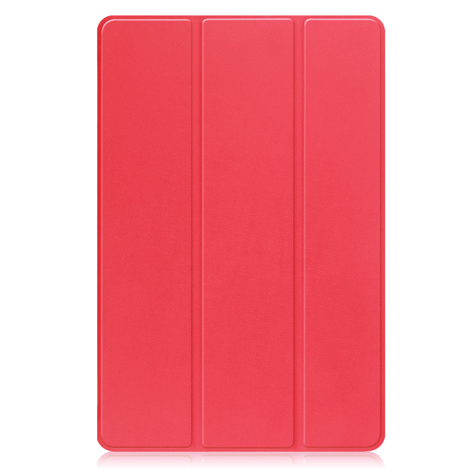 BASEY. Hoesje Geschikt voor Lenovo Tab P11 Pro Hoes Case Tablet Hoesje Tri-fold Met Uitsparing Geschikt voor Lenovo Pen Met Screenprotector - Hoes Geschikt voor Lenovo Tab P11 Pro Hoesje Hard Cover Bookcase Hoes - Rood