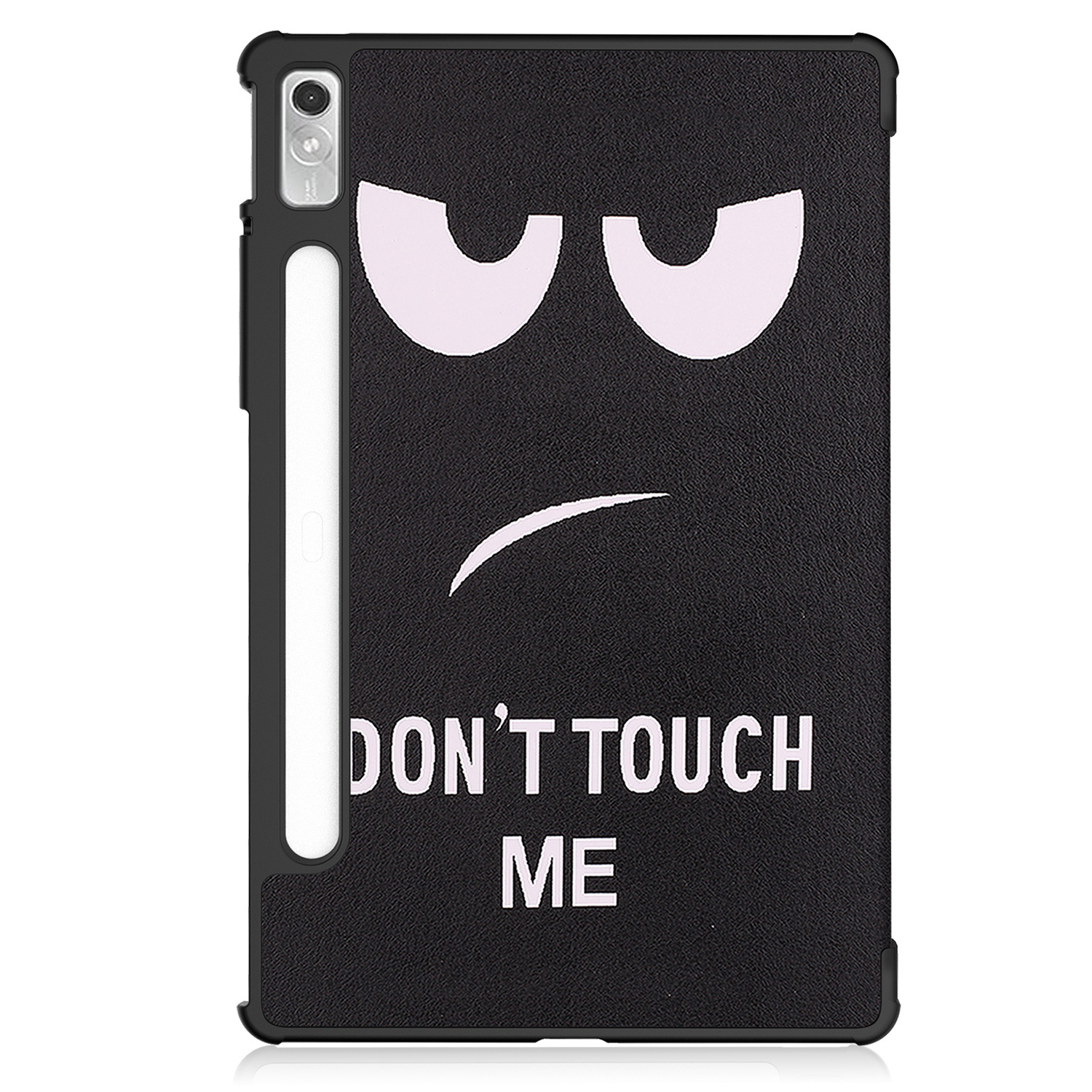 BASEY. Hoesje Geschikt voor Lenovo Tab P11 Pro Hoes Case Tablet Hoesje Tri-fold Met Uitsparing Geschikt voor Lenovo Pen Met Screenprotector - Hoes Geschikt voor Lenovo Tab P11 Pro Hoesje Hard Cover Bookcase Hoes - Don't Touch Me